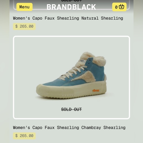 Women's Capo Faux Shearling Chambray Shearling - Picture 6 of 6